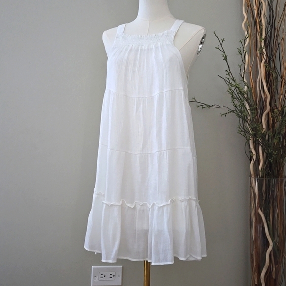 KLd white beach/summer dress size SMALL - Picture 6 of 8